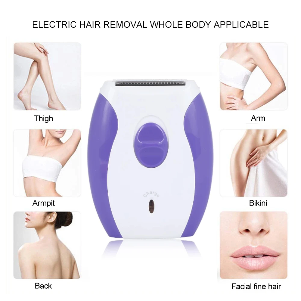 USB Rechargeable Electric Epilator Hair Bikini Underarm Leg Lip Face Depilator Female Trimmer Body Depilador Beauty Shaver