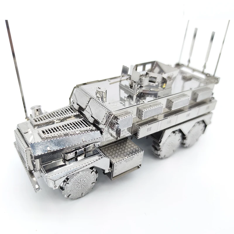 MMZ MODEL 3D Metal Puzzle U.S. COUGAR 6X6 MRAP VFHICLE DIY Assemble Model Kits Laser Cut Jigsaw Puzzle Toys for Adult Gifts