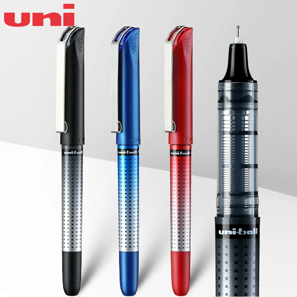 

9 Pieces Mitsubishi Uni-ball Vision Needle Micro Ub-185S Gel Ink Pen 0.5mm Black/Blue/Red Writing Supplies