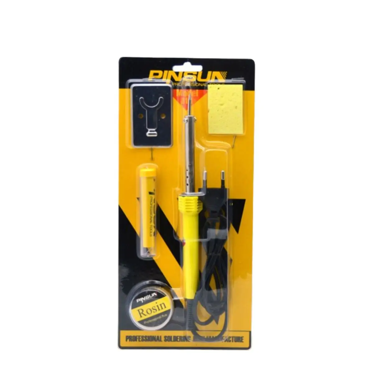 

Model-810 60W Soldering Iron Set with Stand 220V - Includes Solder Tin Flux And Sponge for Electronics Repair And Crafting