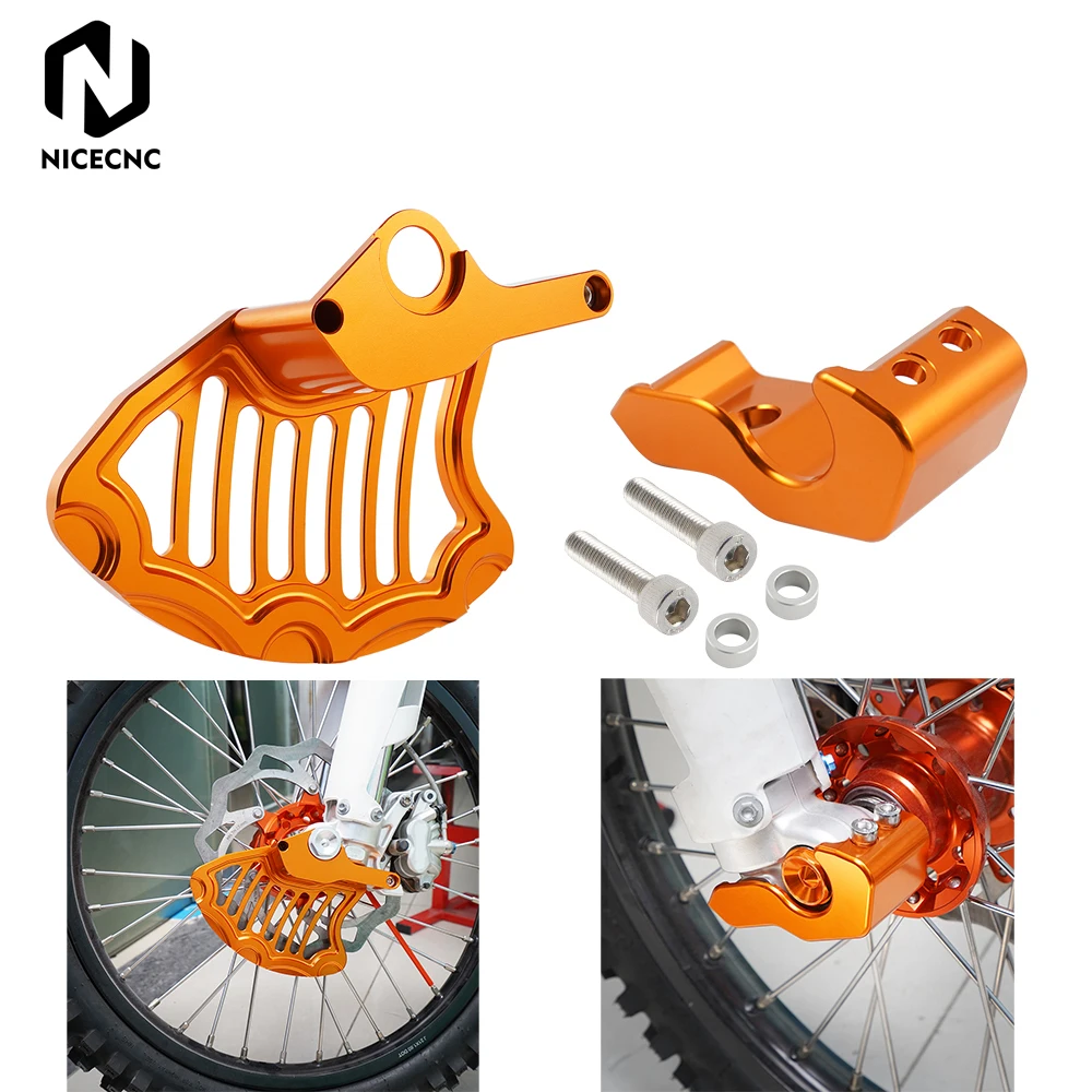 

Front Brake Disc Guard Fork Leg Shoe Cover For KTM 125 150 200 250 300 350 400 450 500 530 SX SX-F EXC EXC-F XC XC-F XC-W XCF-W