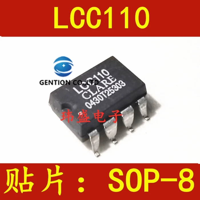 

10PCS LCC110 light coupling into DIP8 LCC110P solid state relay SOP-8 in stock 100% new and original