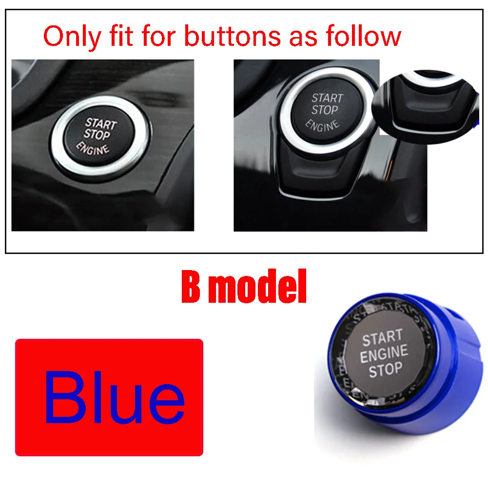 Auto Styling Für BMW 1 2 3 4 5 6 7 Serie F20 F21 F22 F23 F30 F34 F10 F18 F12 F07 F01 F02 MOTOR START STOP Schalter Taste Aufkleber