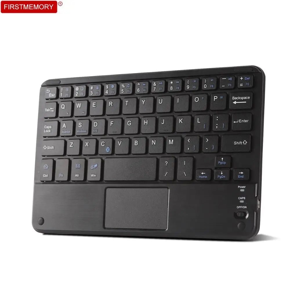 Bluetooth Keyboard Mini Wireless Keyboard Rechargeable BT 5.0 Touch Keypad Ultra-thin Ergonomic Keybord with 59 Keycaps For PC