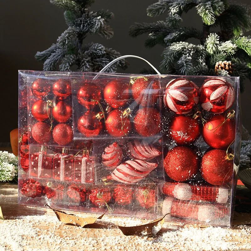 

Christmas Tree Decor Accessories Color Christmas Ball Pendant Festive Decoration Home Party Decorative Ball Mall Landscaping