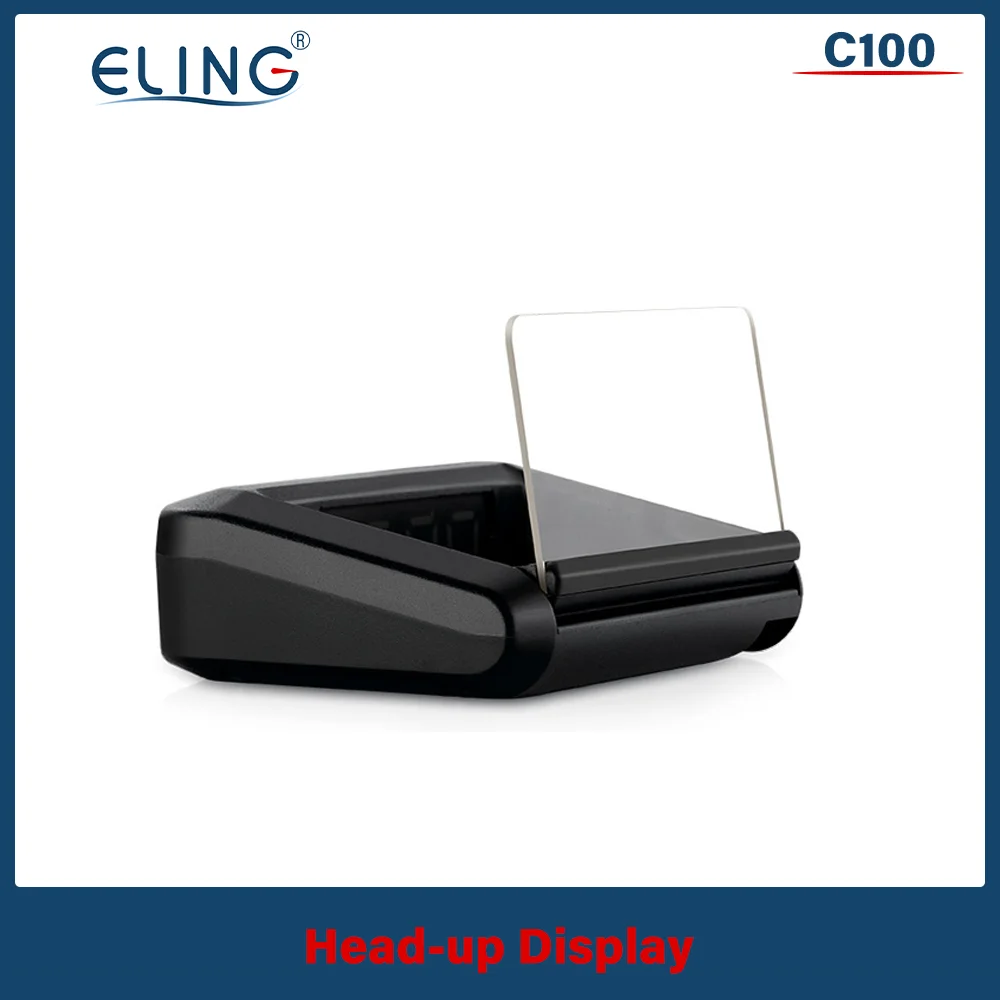 

ELING Automobile Car OBD Head-up display HUD Speed Projector Auto Speedometer KMH/MPH Compatiable with All Cars Truck Vehicles