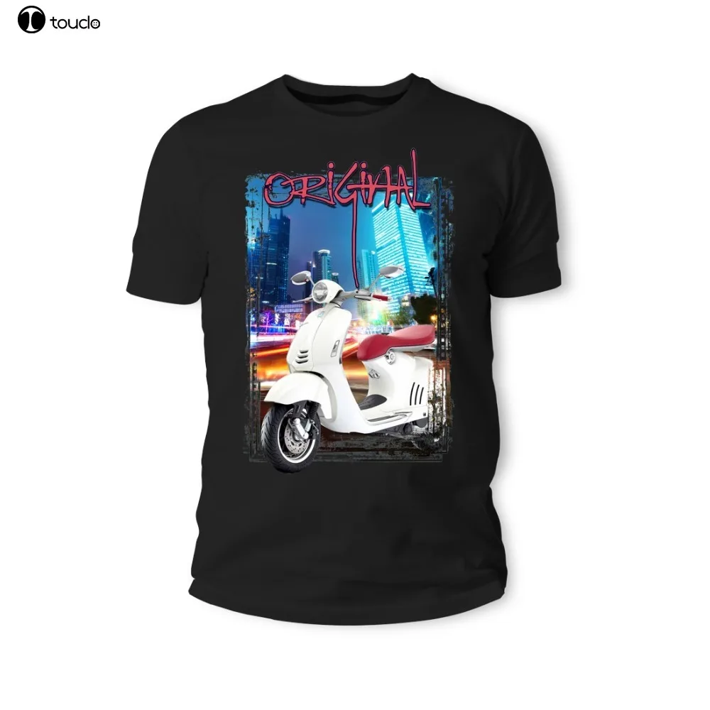 T-Shirt 196 Vespa 946 Weiss Motorrad Auto Youngtimer Oldtimer Herren 2019 New Brand High Quality For Man Better Crazy T Shirts