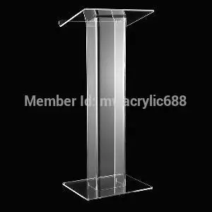 

Free Shipping Popularity Beautiful Modern Design Cheap Clear Acrylic Lectern plexiglass