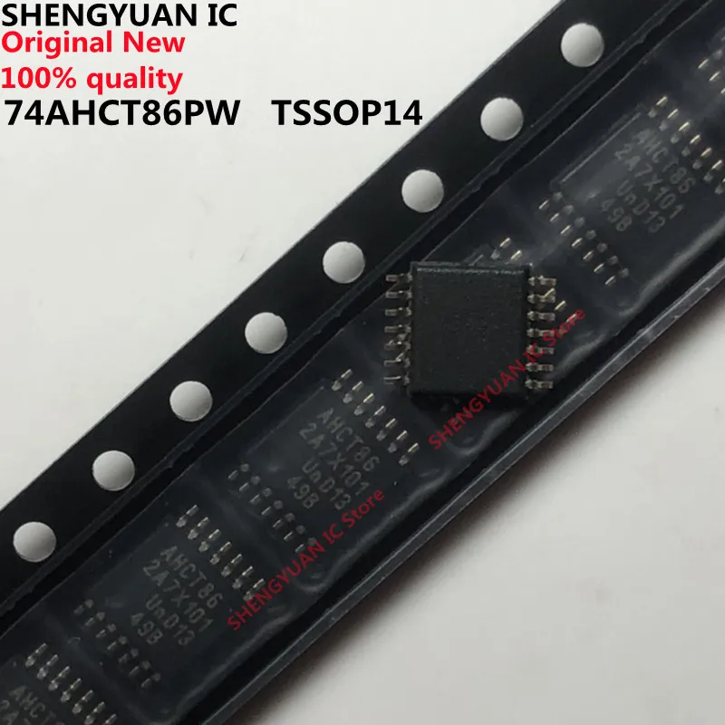 10pcs 74AHCT86PW AHCT86 TSSOP14 74AHCT86 Quad 2-input EXCLUSIVE-OR gate 100% new imported original 100% quality