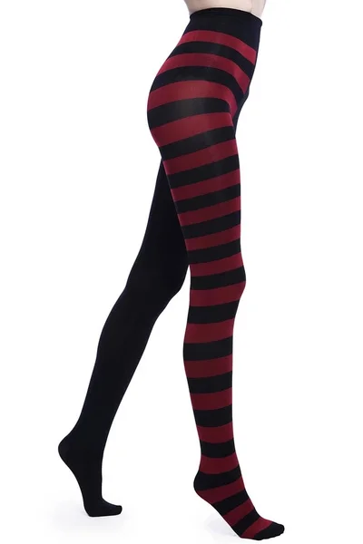 FCCEXIO Striped Yoga Legging Women Print Goth Style Long Tights Casual Punk Ladies Sport High Waist Workout Elastic Leggings