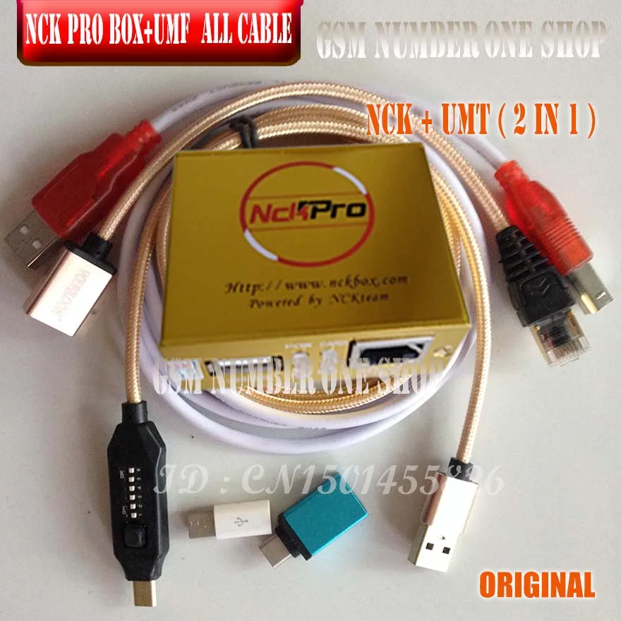 Newest Original NCK Pro box NCK Pro2 box + umf ALL BOOT CABLE ( NCK+UMT  2 in1 )