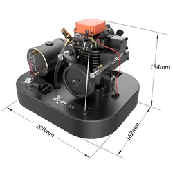 Toyan FS-S100AS 4-stroke methanol engine kit with ESC base upgrade version for 1/10 RC car model