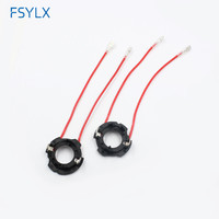 FSYLX 12X h7 led headlamp holder socket for GOLF 5 Old Jetta h7 led headlight bulb clip retainer adapter holder for VW GOLF 5