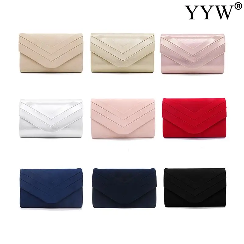 YYW Clutch Bags for Women Simple Designer Wedding Clutch Evening Purse Elegant Party Purse Female Chain Shoulder Bag Sac A Main