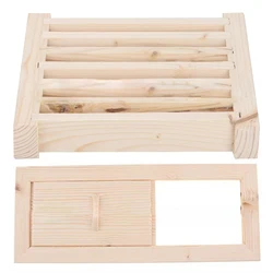 Tende di ventilazione in legno Set di prese d'aria per Sauna accessori per attrezzature per Sauna