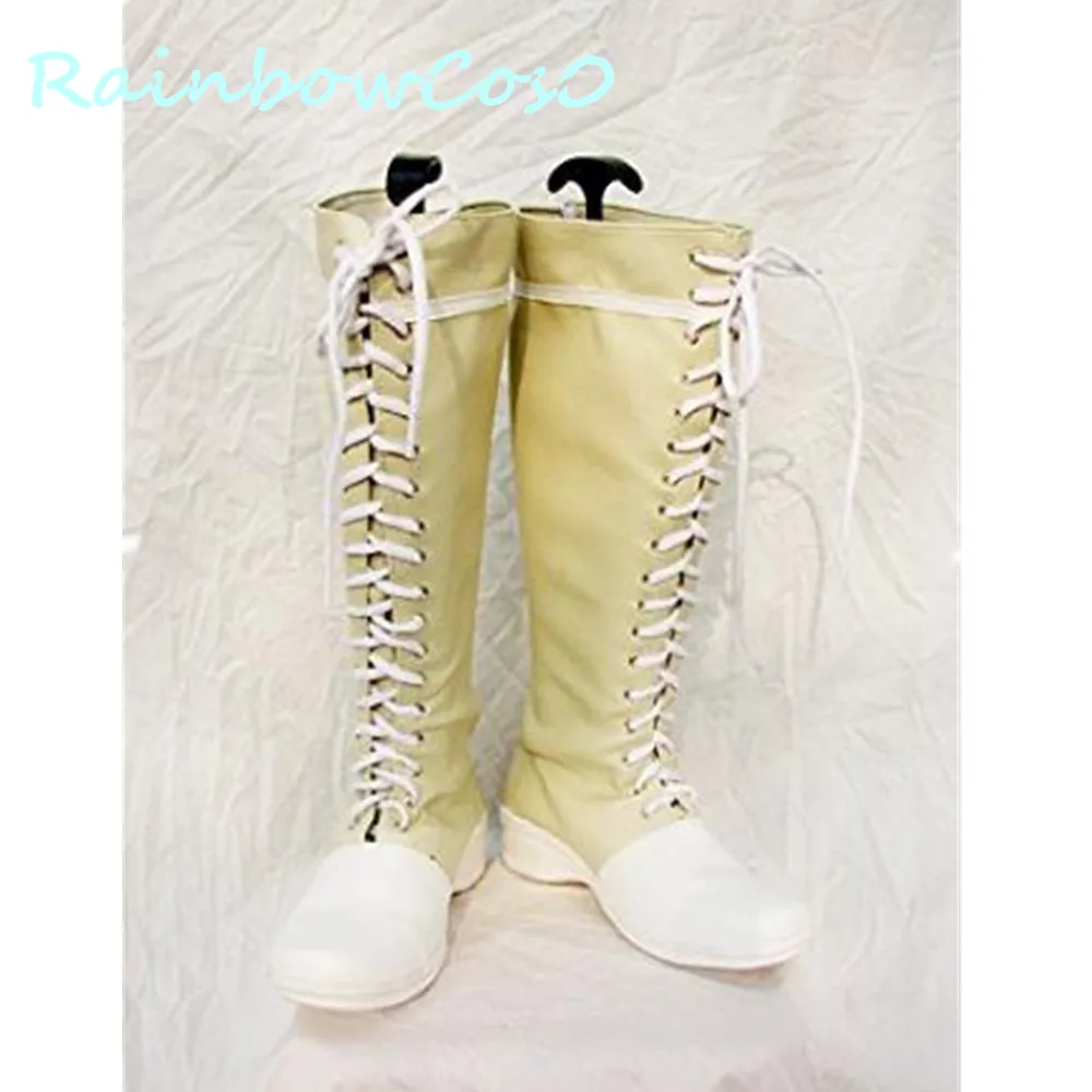 FF7 Final Fantasy VII Yuffie Kisaragi Cosplay Schuhe Stiefel Spiel Anime Halloween RainbowCos0 W1153