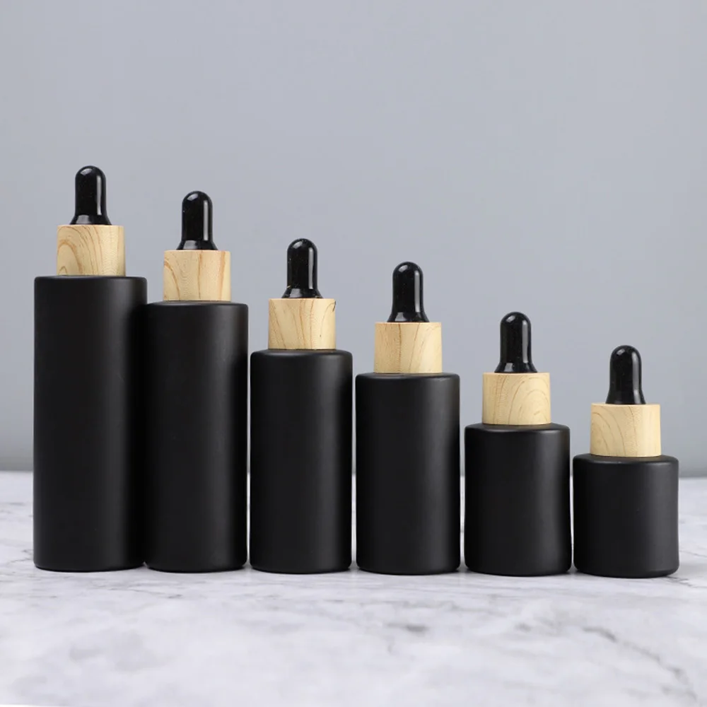 5ml 10ml 15ml 20ml 30ml 50ml 100ml Amber Glass Dropper Bottle Jars Vials With Pipette For Cosmetic Perfume Essential Oil Bottles