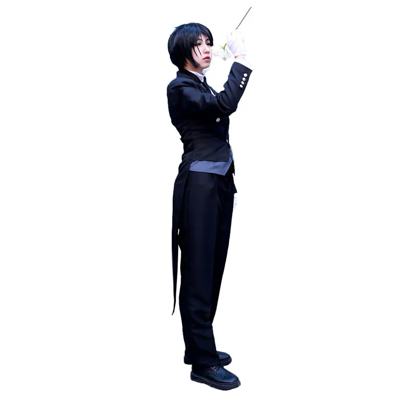 

Kuroshitsuji Sebastian Michaelis Cosplay Costume Unisex Uniform 001