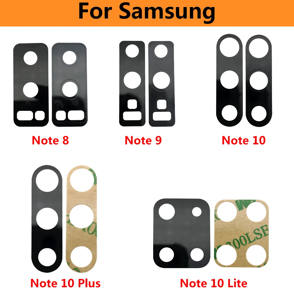 New Camera Glass Lens Back Rear Camera Glass Lens For Samsung Note 10 Plus 10 Lite 20 Ultra Note 8 9 Replacement Repair +Tools