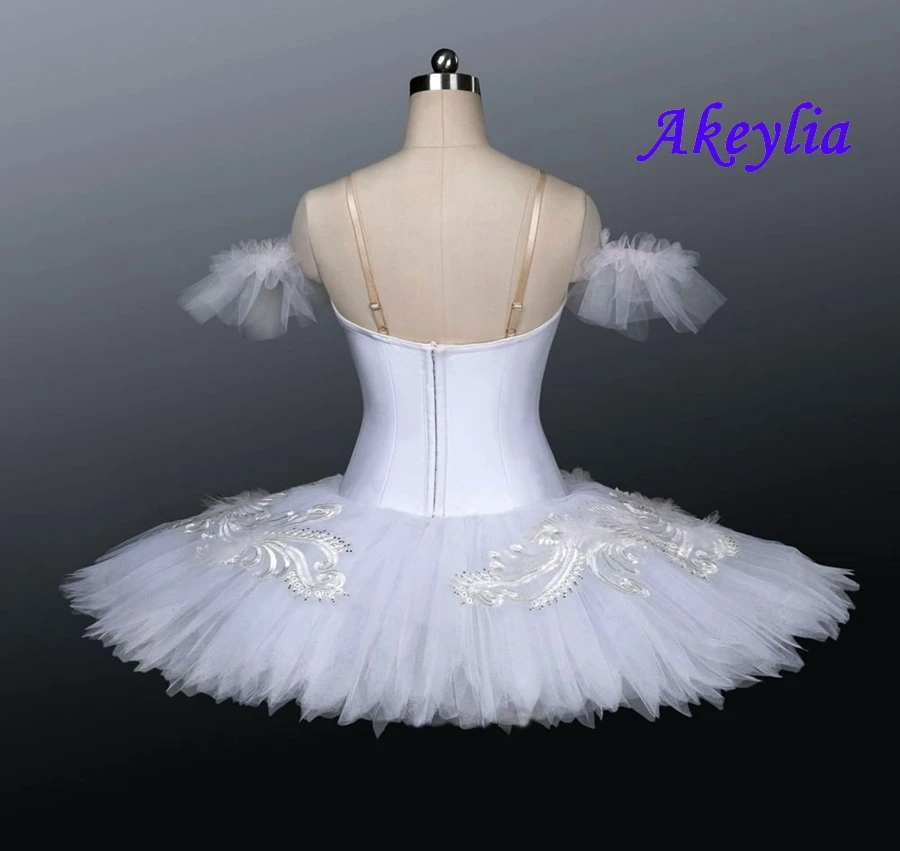 White Swan Lake professional Ballet Tutu platter for girls sleeping beauty pancake tutus  Snow Queen for the Nutcracker JN0240