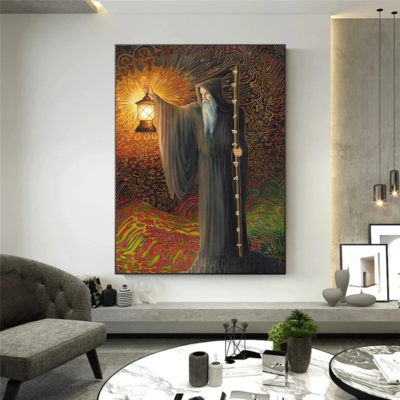 

Christmas Jesus Gifts Canvas Painting Abstract Figure Poster and Print Wall Art Picture for Living Room Home Decoration Unframed