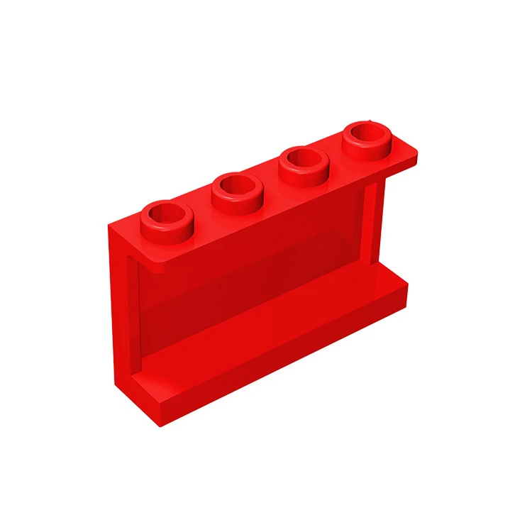 10pcs MOC Brick Parts 14718 Panel 1 x 4 x 2 with Side Supports - Hollow Studs Compatible Building Block Particle DIY Kid Toy