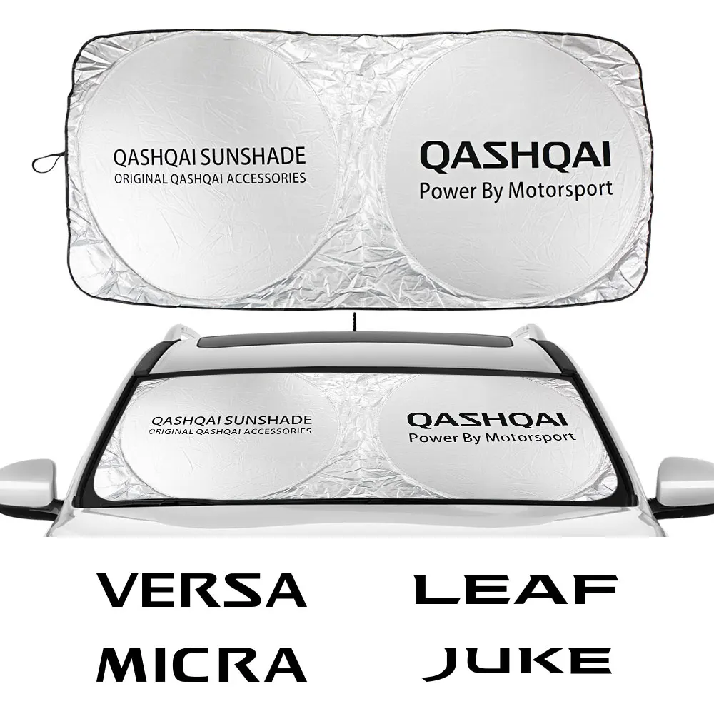 For Nissan Micra Qashqai Leaf Kicks Juke 350Z 370Z Armada Versa Elgrand Livina NV200 Pathfinder Serena Car Windshield Sunshades