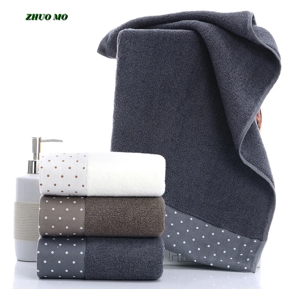 

Large 100% Cotton Face Towels for Adults and Kids, Shower, Bathroom, Hotel, 3 Colors, Travel, Home Gifts, F26, 35x75cm, 2Pcs