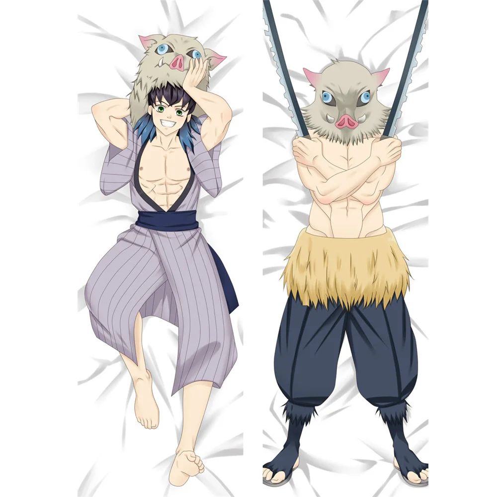 

Anime Characters Dakimakura, Demon Slayer Tomioka Giyuu, Hashibira Inosuke, Decorative Body Pillow Case