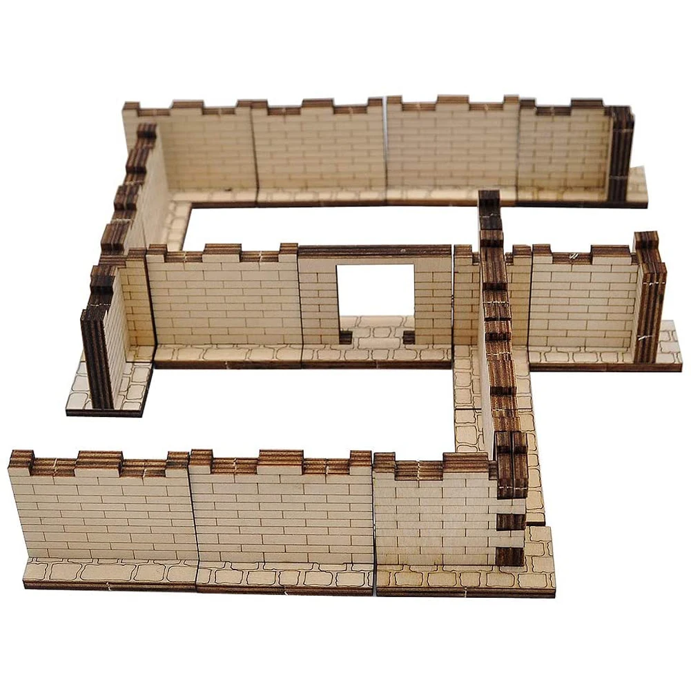 Dungeon Brick Walls (Set of 16) Wood Laser Cut 2\