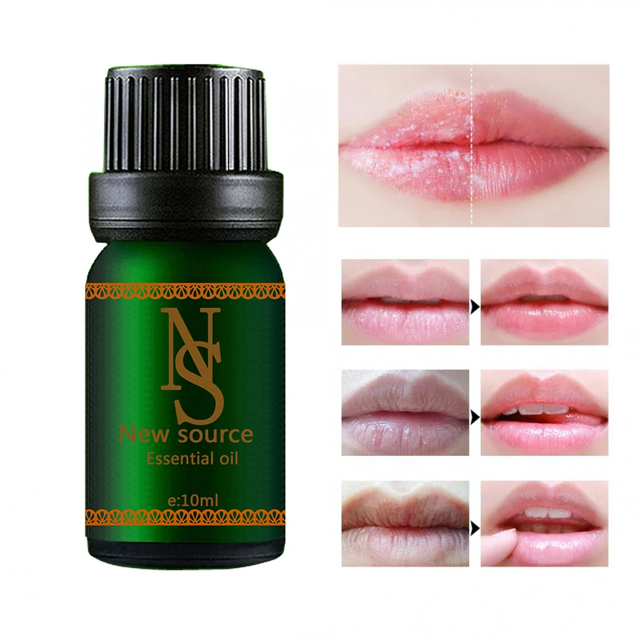 Lip Essential Oil Nutritious Makeup Lips Care Camellia Seed Oil Jojoba Oil Repair Lip Wrinkles Moisturizing Lip Message 10ML