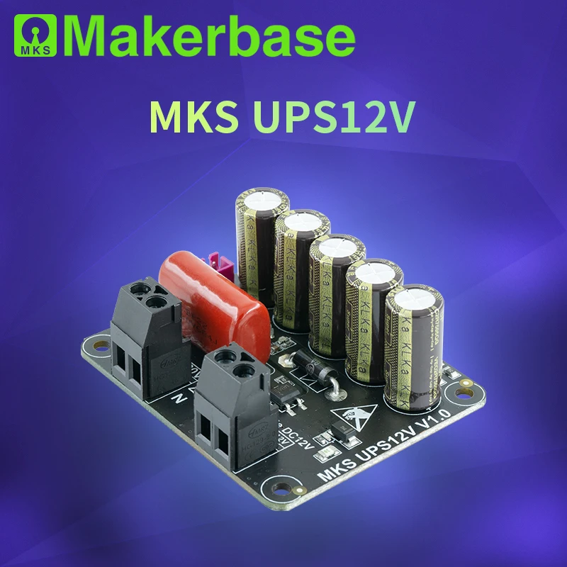Makerbase MKS UPS módulo de 12V piezas de impresora 3D para cc 12V detección de corte de energía elevación eje Z para proteger el modelo