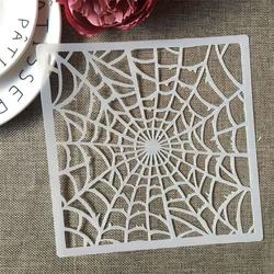 20cm Spider Web Net DIY Layering Stencils Wall Painting Scrapbook Coloring Embossing Album Decorative Template