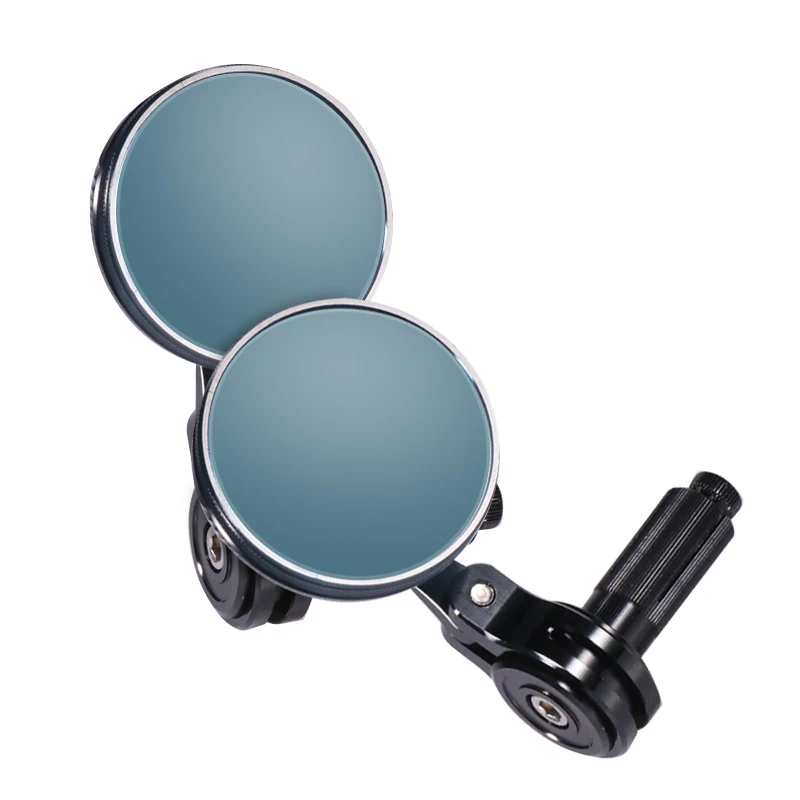 Motorcycle 7/8'' 22mm Universal CNC Mirrors Mini Style Cafe Racer Scooter Crusier Rear View Handlebar Bar End Mirrors