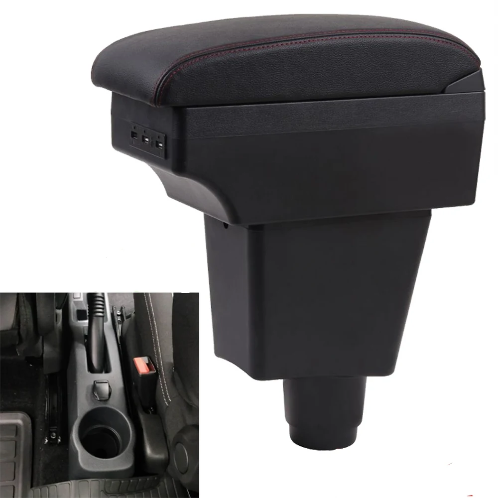 For Renault Logan 2 Armrest Box Logan 2 Universal Car Central Armrest Storage Box modification accessories