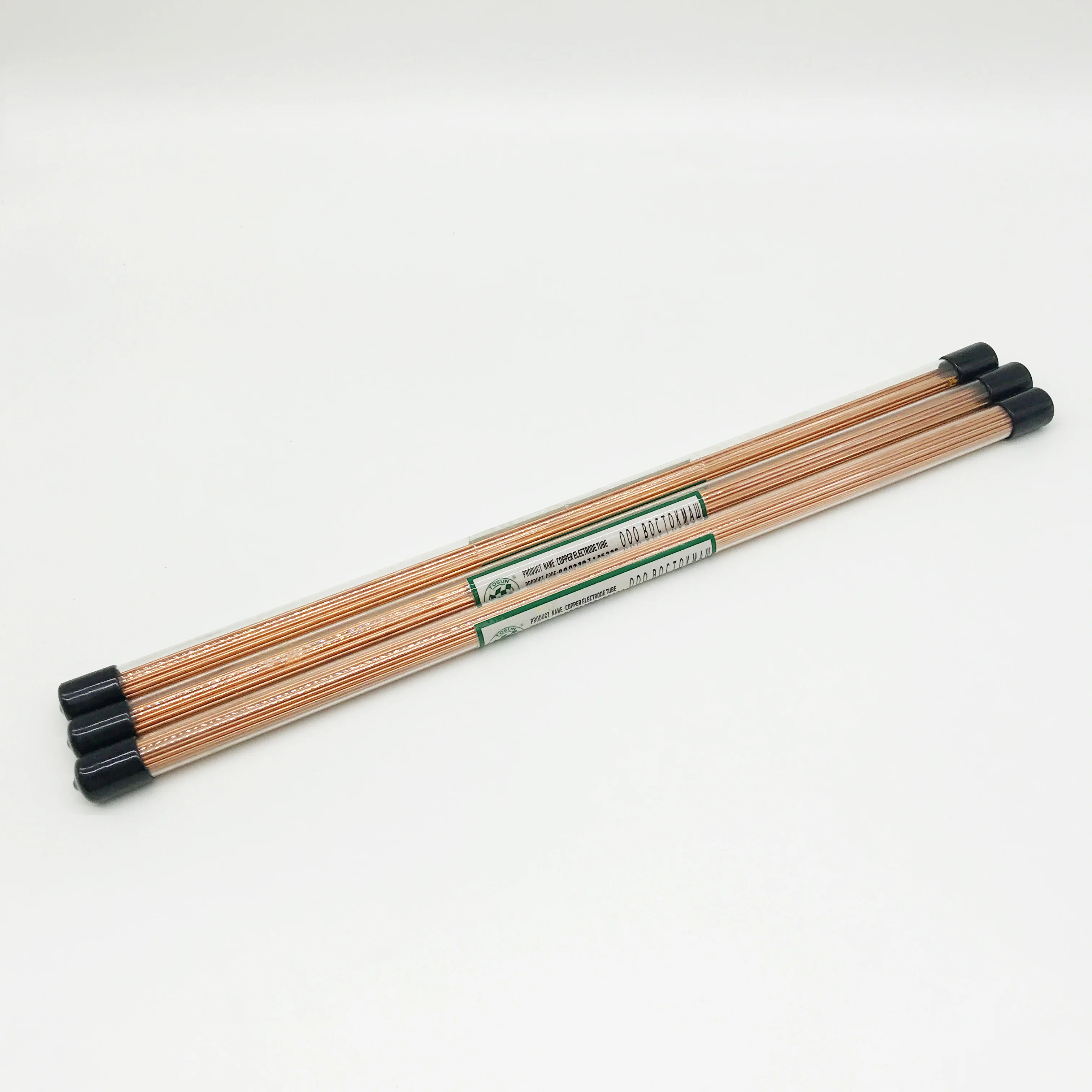 ART.230710 tubi per elettrodi in rame Multi fori 1.0/1.1/1.2/1.3/1.4/1.5*400mm 25 pz/lotto