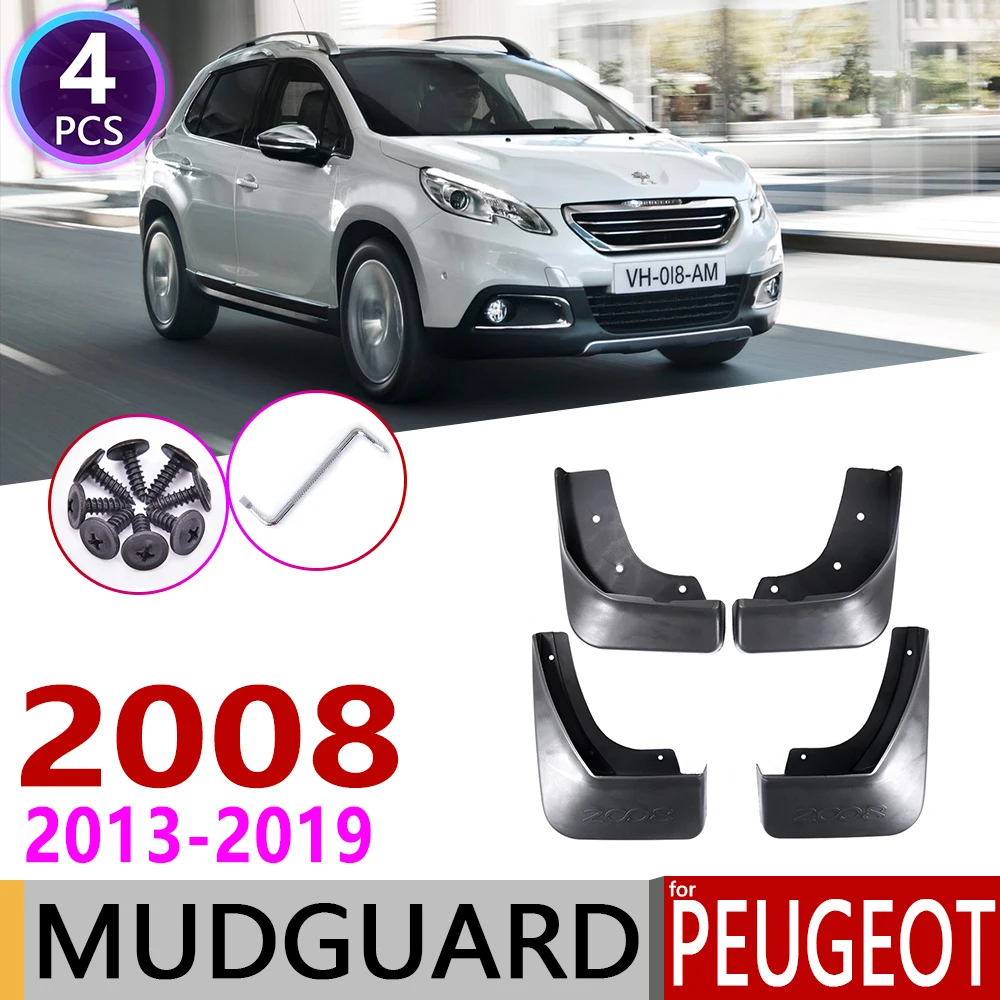 

Front Rear Mudflap for Peugeot 2008 2013~2019 Fender Mud Guard Flap Splash Flaps Mudguards Accessories 2014 2015 2016 2017 2018