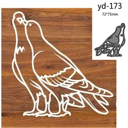 Metal Cutting Dies Cut Mold Pigeon Decoration Scrapbook Paper Craft Knife Mould Blade Punch Stencils