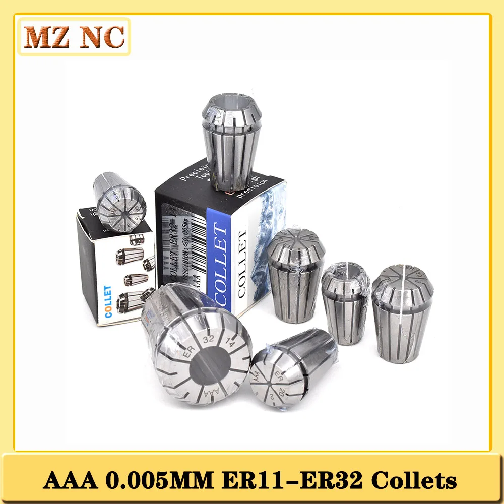 1Pcs er collet set AAA ER20 UP precision 0.005mm spring collet clamping chuck for CNC Milling Lathe Tool spindle motor shaft