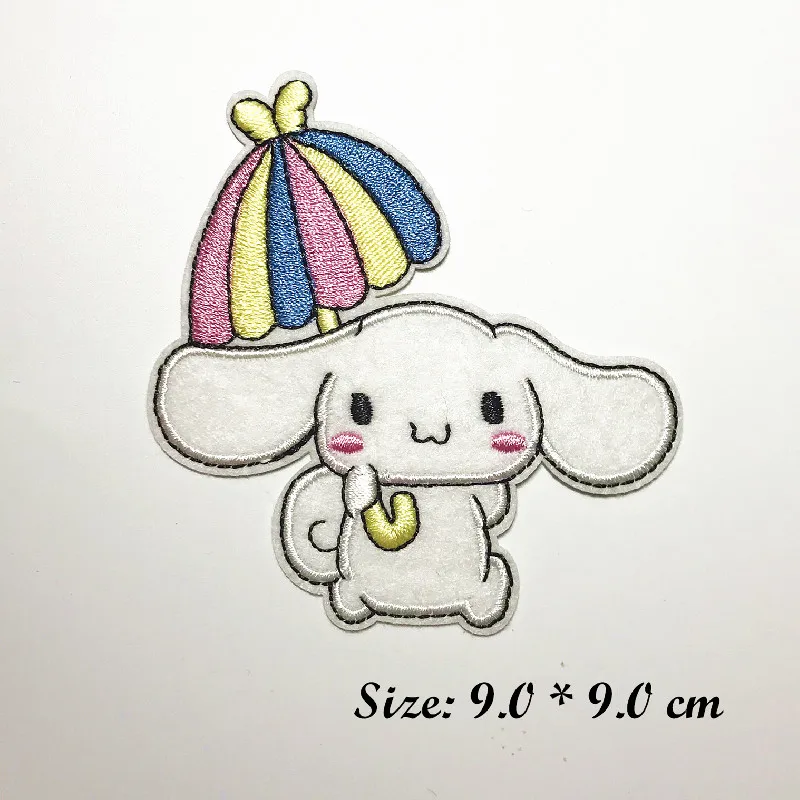 big ear rabbit cute animal Clothes Decorate Iron On Embroidered Applique Sewing Clothes patch