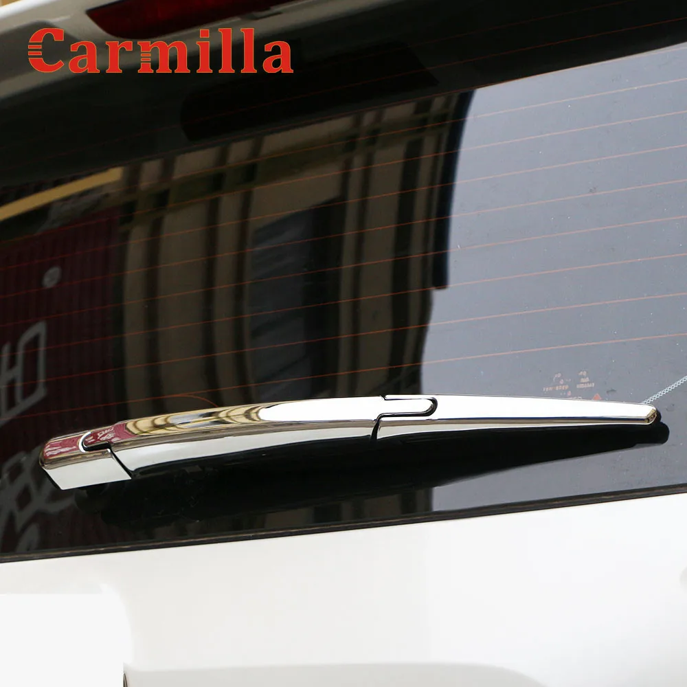 Carmilla ABS Chrome Rear Wiper Trim Sticker Window Protection Wiper Cover For Nissan Rogue X-Trail Xtrail T32 2013 - 2019