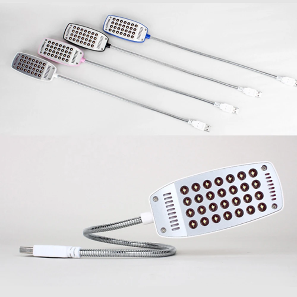 28LEDs reading lamp LED USB 2020 Book light Ultra Bright Flexible 4 Colors for Laptop Notebook PC Computer 1Pcs New Arrival A5