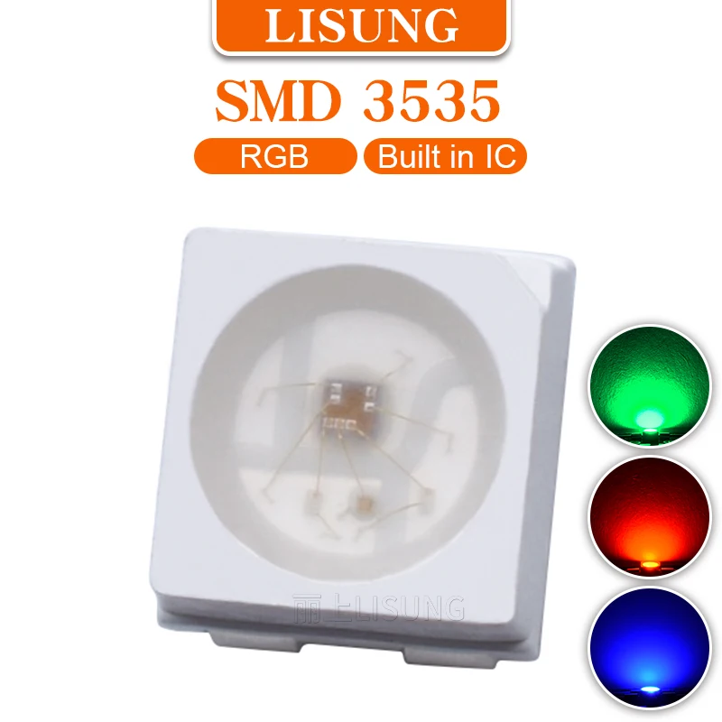 1000ピース-バッグ5v-3535-rgb-ledチップ5050個別にアドレス指定可能sk6812ミニsk6812-ledチップwiith-icデジタルピクセルws2812bランプ