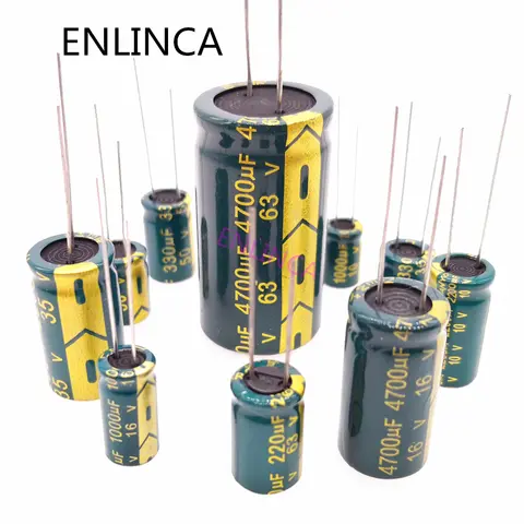 Low ESR Aluminum Capacitors 5-20pcs 10V-50V ENLINCA
