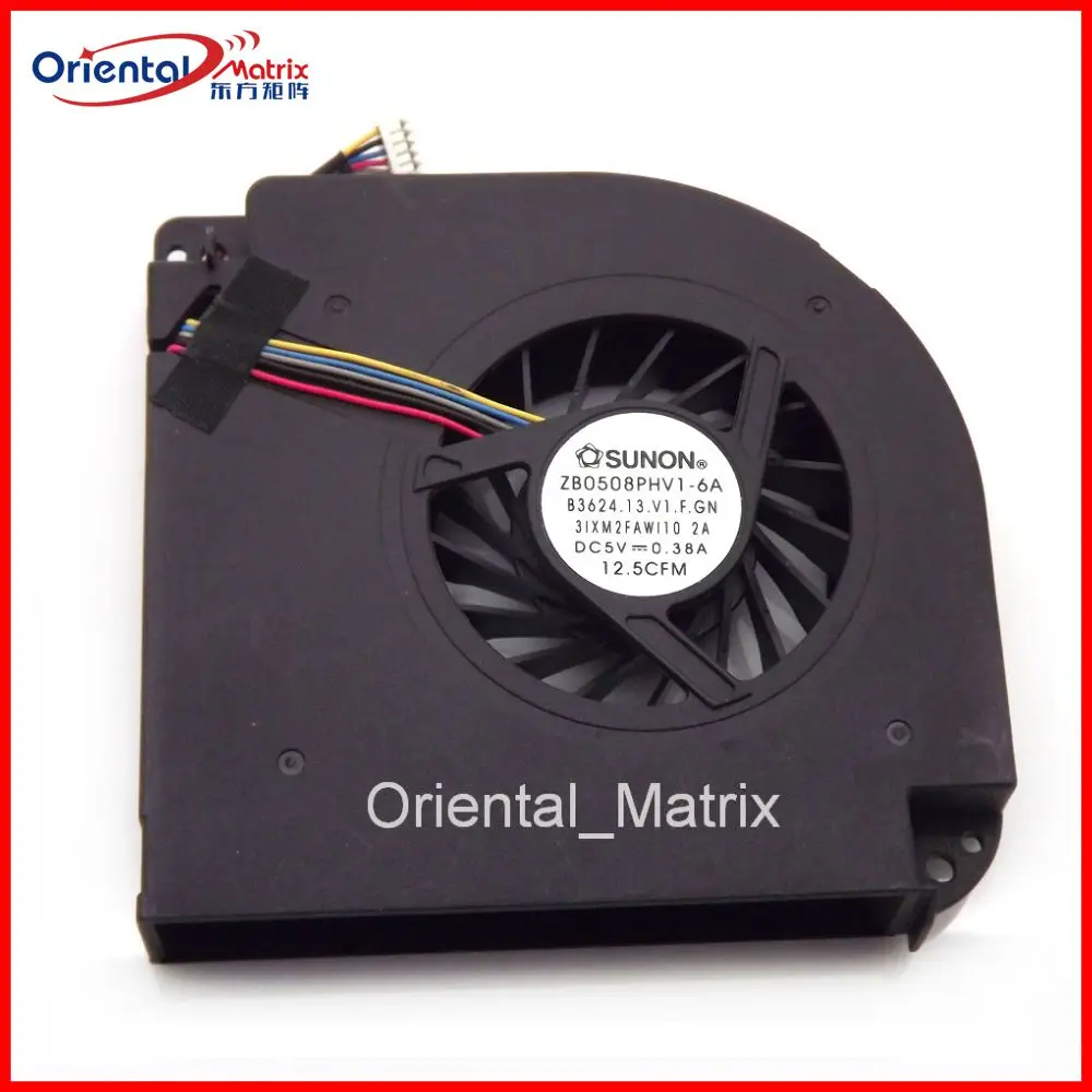 

New ZB0508PHV1-6A DC5V 0.38A CPU Fan For DELL W227F M6400 M6500 Cooler Cooling Fan