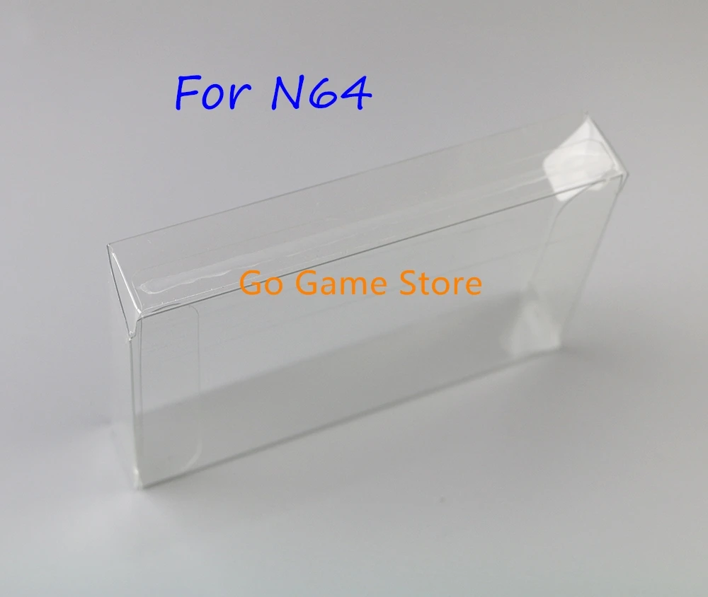 40 Uds. Para carrito de juegos N64, cajas protectoras, caja de cartuchos de tarjetas de juego transparente