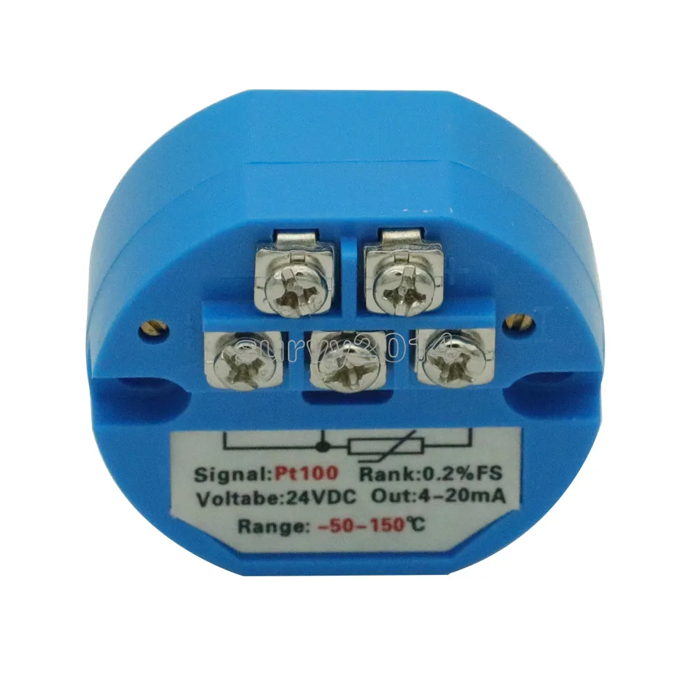 -50-150 ℃ Celsius RTD PT100 SBW medidor de Sensor de temperatura transmisor de temperatura módulo Detector aislado 0 ~ 200 grados 4-20MA