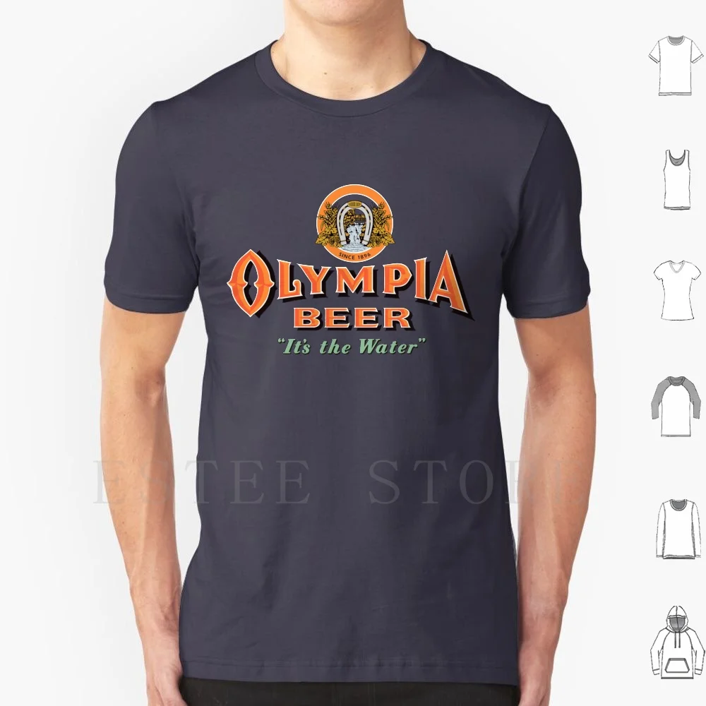 Olympia T Shirt DIY Big Size 100% Cotton Beer Beverages Brew Brewery Breweriana Drinks Shoe