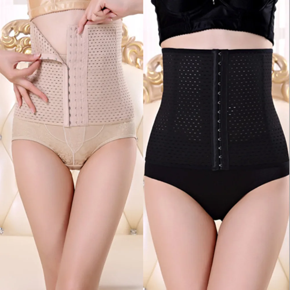 Waist Trainer Belt Boned Corset Postpartum Belly Slimming Waist Cinchers A18