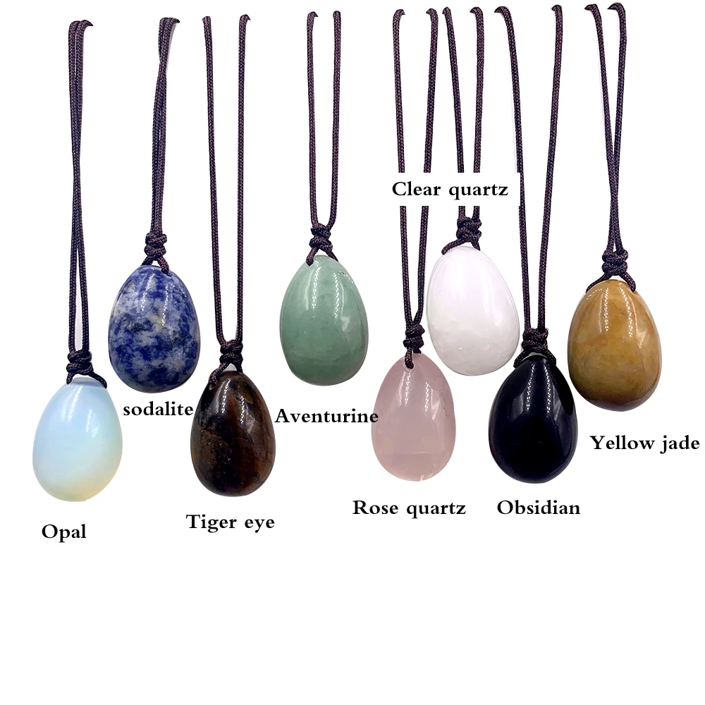 Natural Egg Crystal Ornament Aventurine Rose Quartz Stone Healing Gemstone Divination Spiritual Meditation Ornament